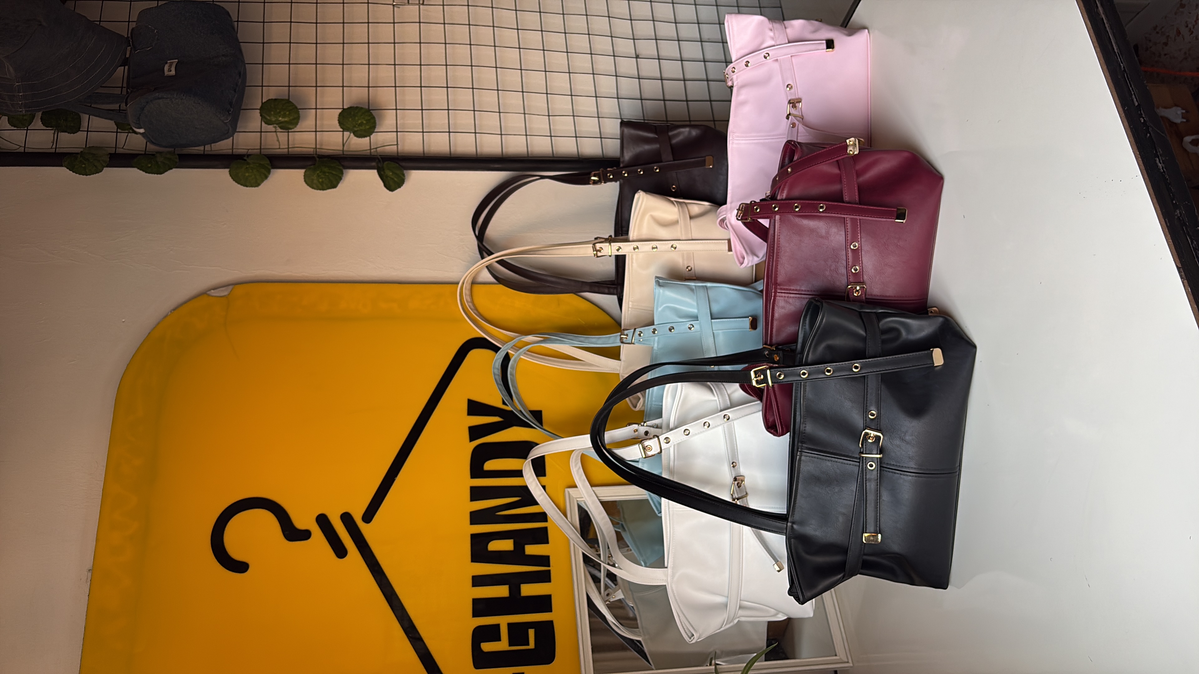 Buckle Detail Shoulder Bag